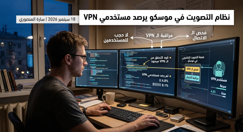 نظام التصويت الإلكتروني في موسكو يرصد مستخدمي شبكات VPN