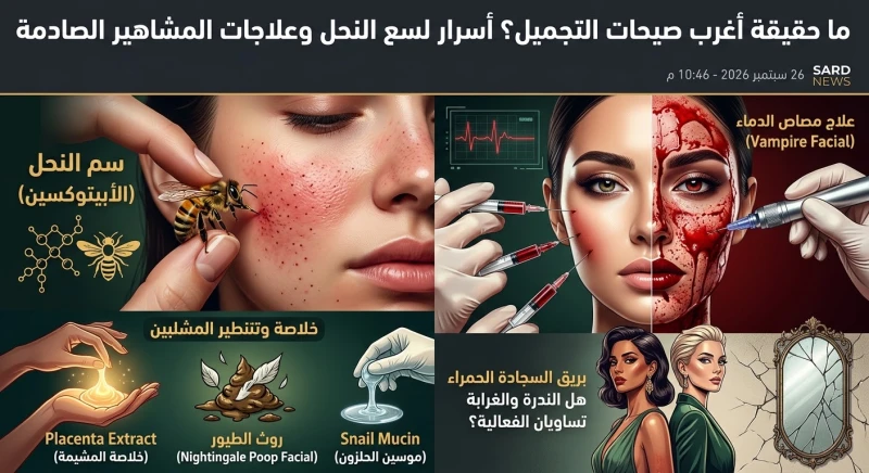ما حقيقة أغرب صيحات التجميل؟ أسرار لسع النحل وعلاجات المشاهير الصادمة