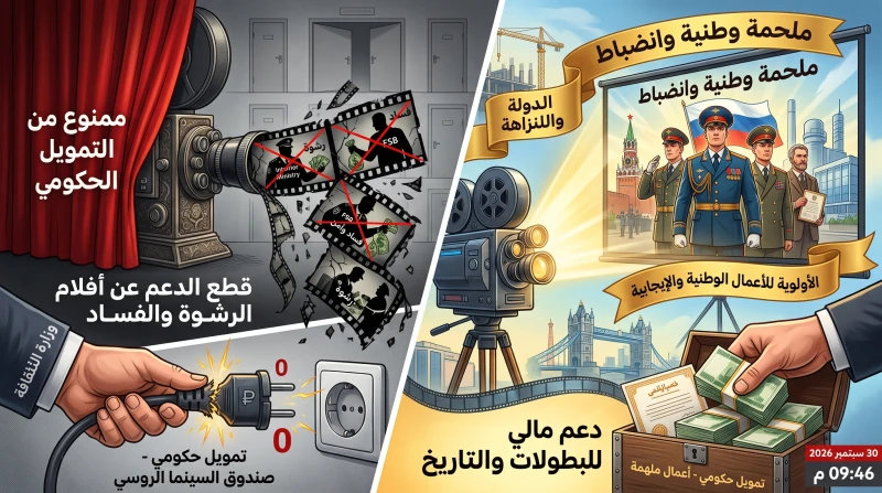 لماذا تحرم موسكو أفعال الرشوة بالسينما؟ وما سر وقف تمويل أفلام الأمن والفساد؟