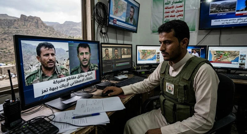 لماذا الحوثي يطلق مقاطع مفبركة بالذكاء الاصطناعي لإرباك جبهة تعز؟