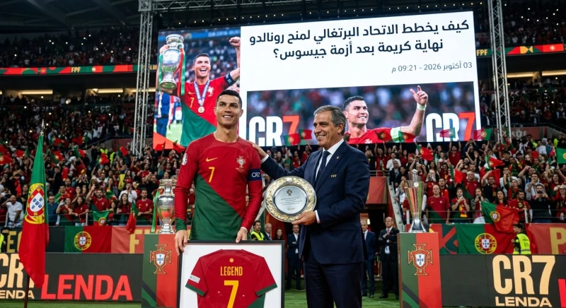 كيف يخطط الاتحاد البرتغالي لمنح رونالدو نهاية كريمة بعد أزمة جيسوس؟