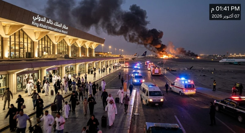 الحوثيون يستهدفون مطار الرياض بصاروخ بالستي.. التفاصيل الكاملة