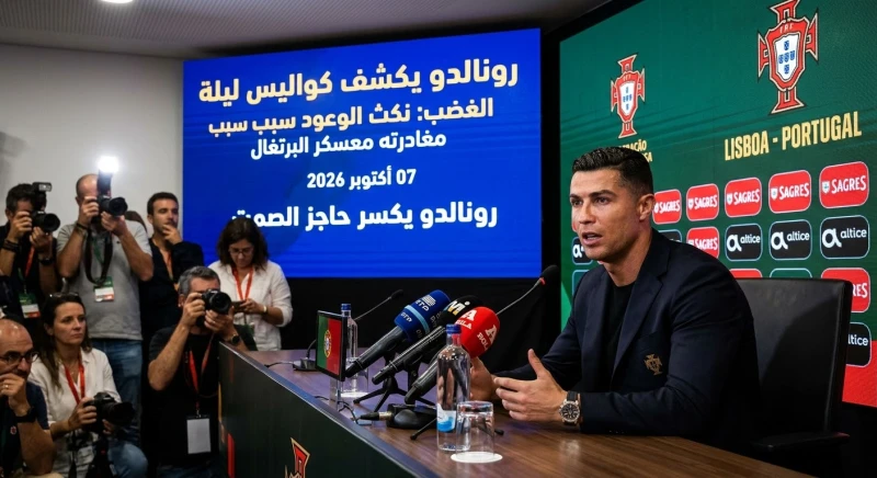 رونالدو يكشف كواليس ليلة الغضب: نكث الوعود سبب مغادرته معسكر البرتغال
