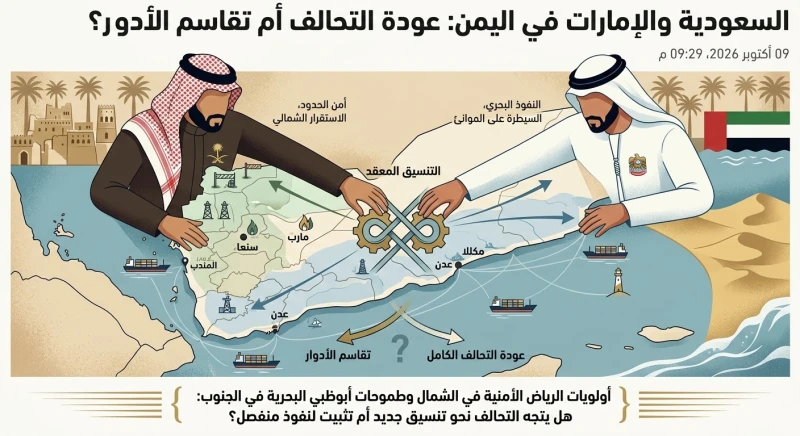 السعودية والإمارات في اليمن: عودة التحالف أم تقاسم الأدوار؟