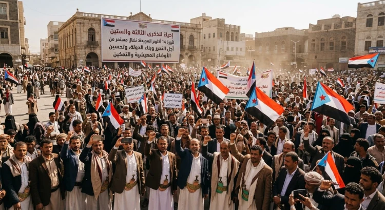 لماذا احتشد آلاف اليمنيين بالجنوب إحياءً للذكرى الـ63 لثورة أكتوبر؟