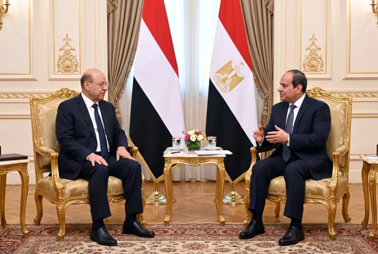 «جناحا الأمن القومي العربي».. العليمي يشيد بموقف السيسي تجاه السعودية