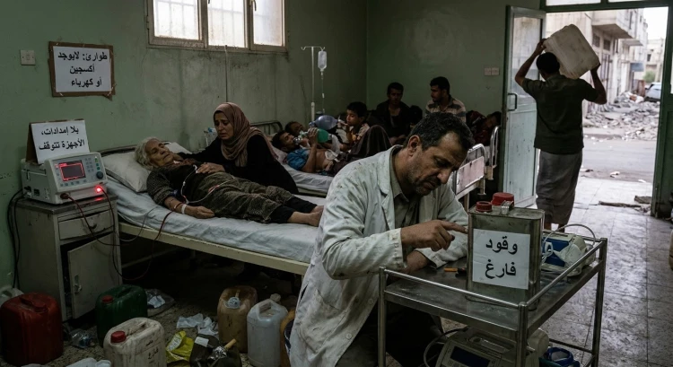 42 مرفقاً صحياً في تعز بلا إمدادات وسط أزمة وقود حادة